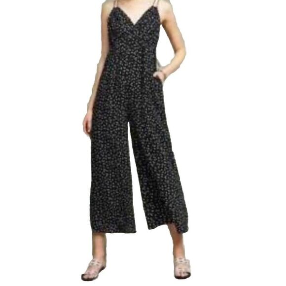 Pants - Anthropologie Maeve Finley Jumpsuit Polka Dot Wide Leg Sleeveless Size US 0/UK 4